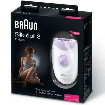 Depiladora Eléctrica Braun SE 3170 Violeta Depiladora Eléctrica Braun SE 3170 Violeta